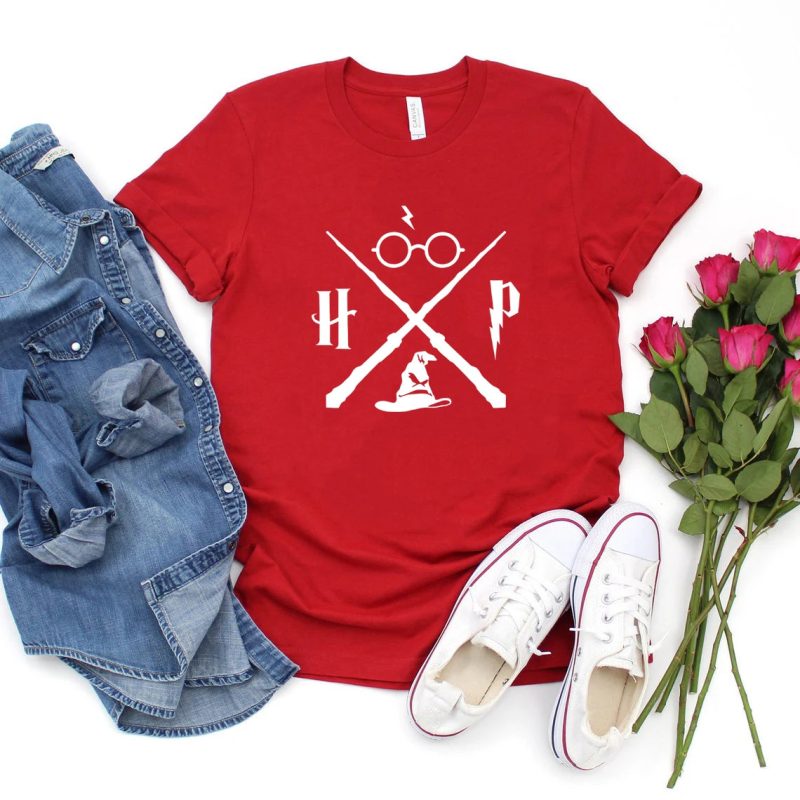 Wizard Hat & Wand Graphic T-Shirt - Image 15