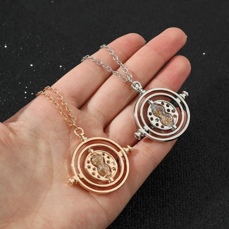 Harry Potter Time Turner Hourglass Pendant Necklace - Image 5