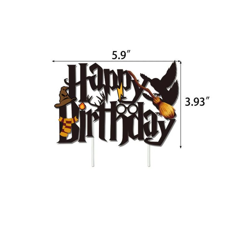 Cartoon Magician Harry Potter Cupcake Toppers - Image 8