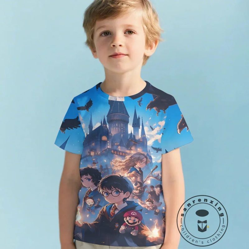 Kawaii Harry Potter Kids' T-Shirt - Image 9