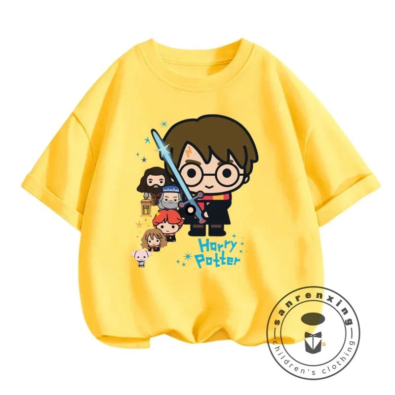 Kids Boys & Girls Cartoon Anime Harry Potter T-Shirt - Image 21