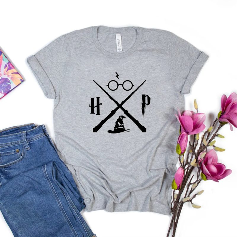 Wizard Hat & Wand Graphic T-Shirt - Image 7