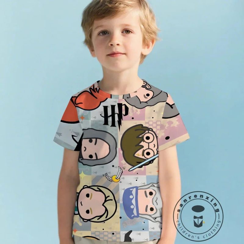 Harry Potter 3D Printed T-Shirt for Kids - Image 3
