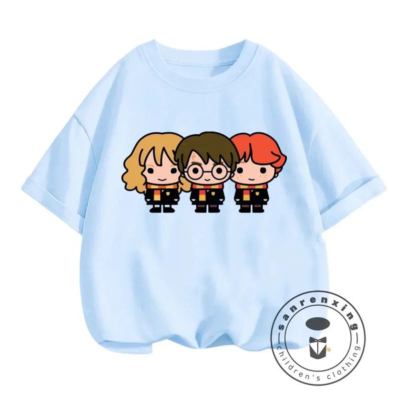 Kids Boys & Girls Cartoon Anime Harry Potter T-Shirt - Image 5