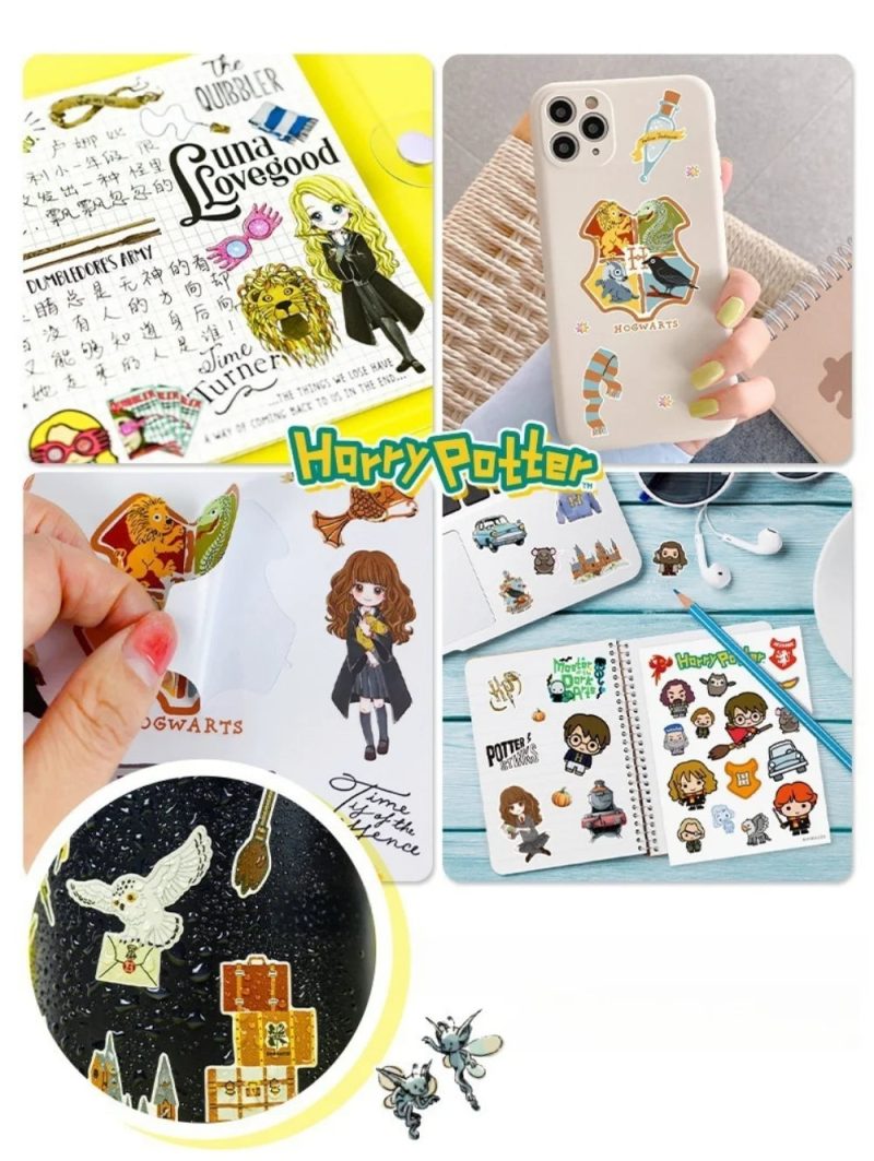 50Pcs Harry Potter Waterproof Stickers – Q Version Cartoon - Image 7