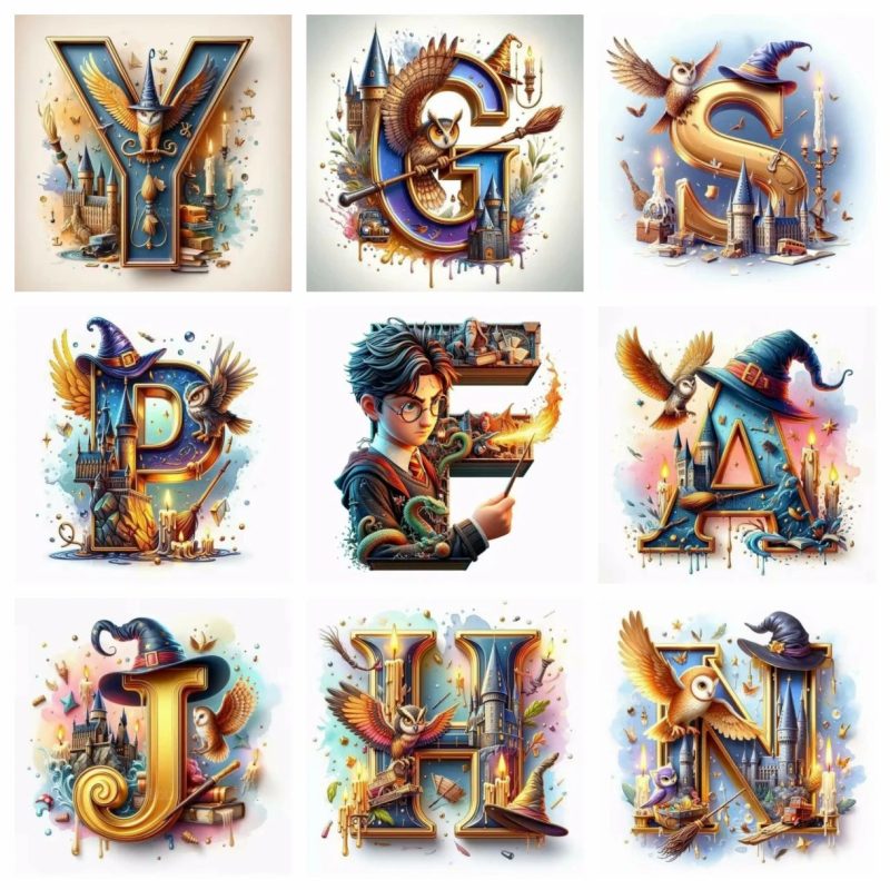 Harry Potter Fantasy Castle & Owl Letters
