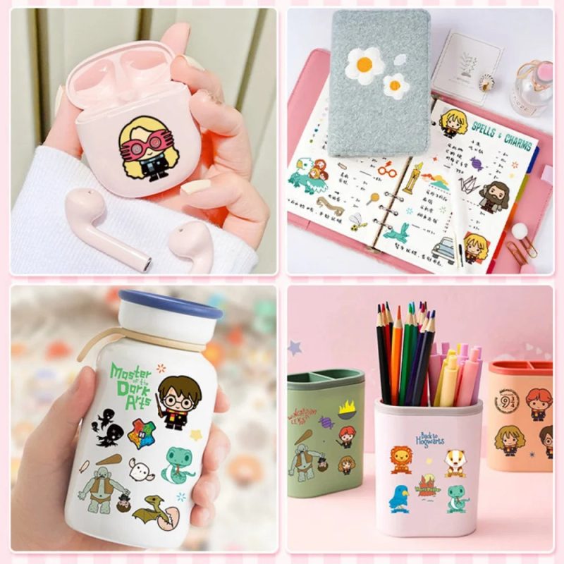 60-Sheet Harry Potter PET Sticker Set - Image 6