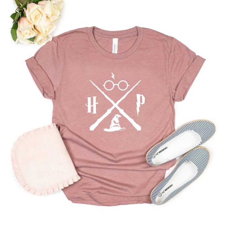 Wizard Hat & Wand Graphic T-Shirt - Image 2