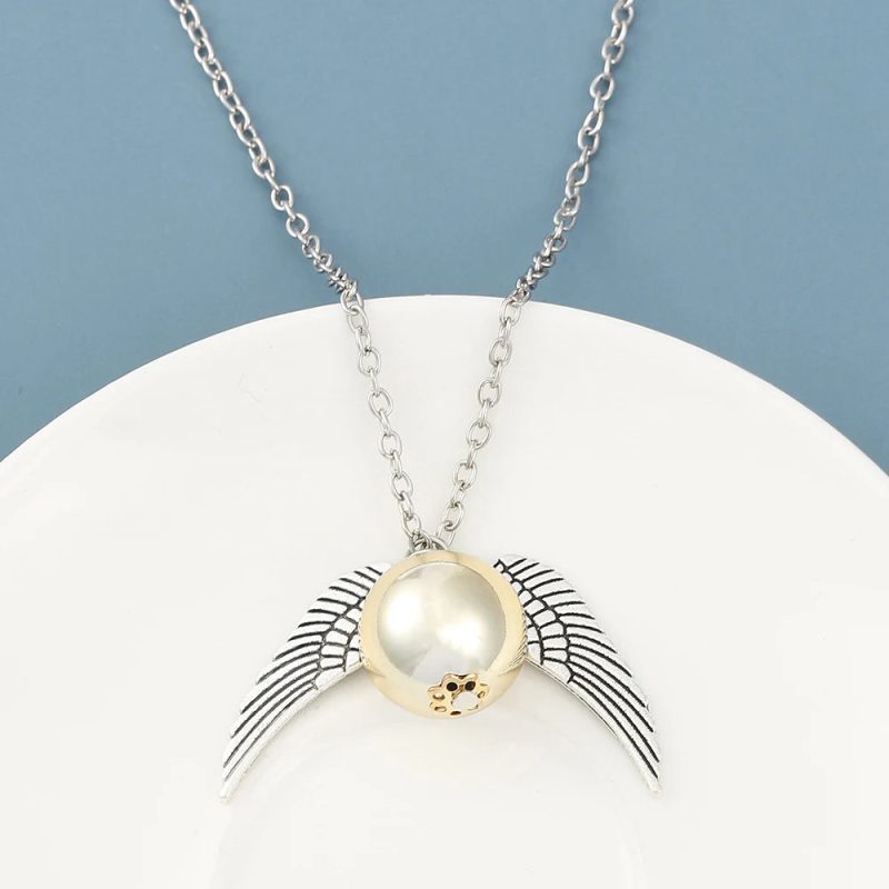 Harry Potter Golden Snitch Necklace - Image 3