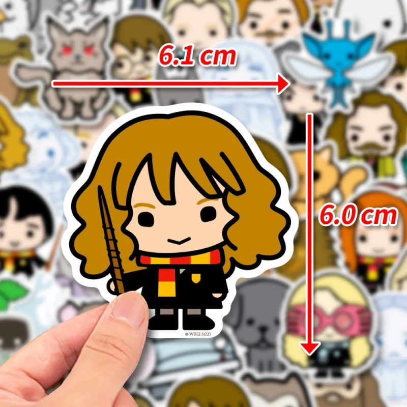 50Pcs Harry Potter Waterproof Stickers – Q Version Cartoon - Image 5