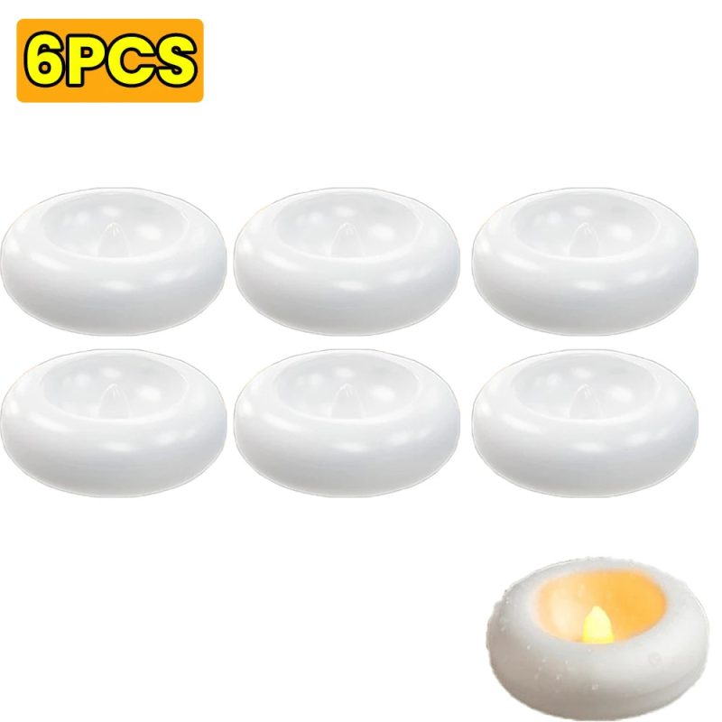 6/12Pcs Flameless Floating LED Tea Lights - Image 8