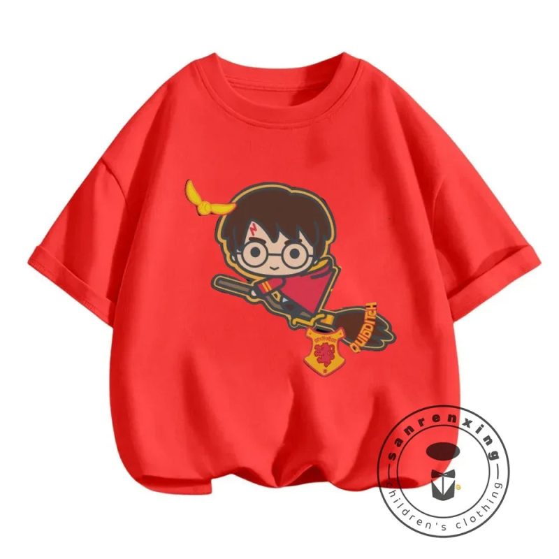 Kids Boys & Girls Cartoon Anime Harry Potter T-Shirt - Image 19