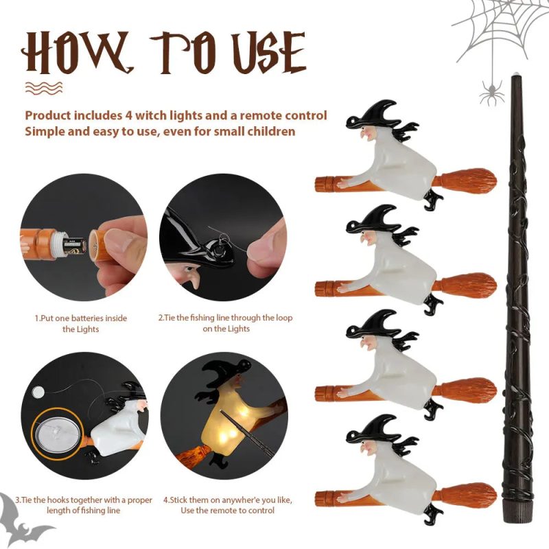 Floating LED Candles with Magic Wand - Image 7