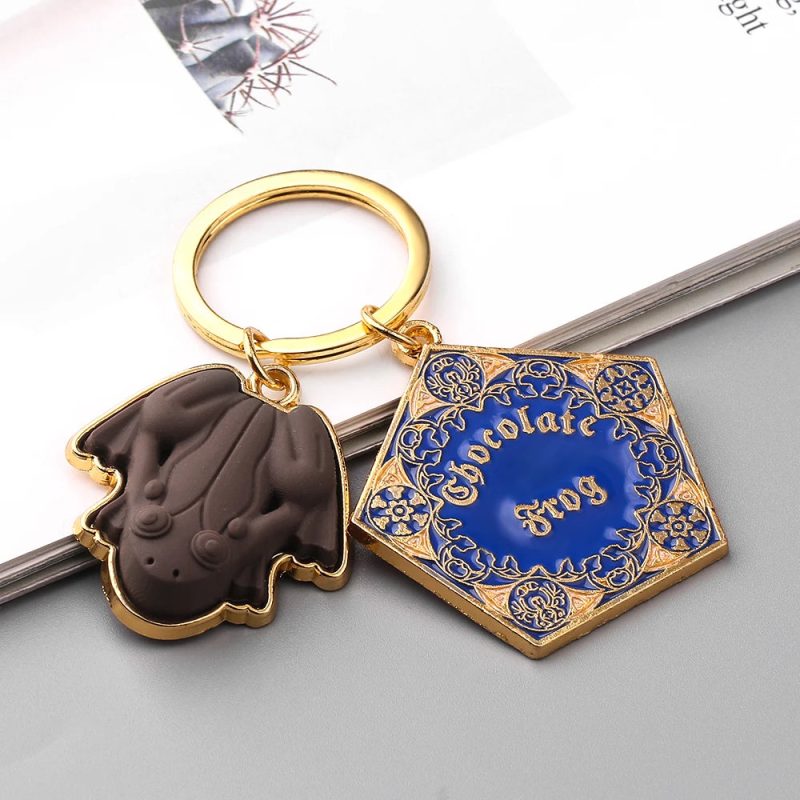 Classic Harry Potter Frog Metal Enamel Keychain - Image 10