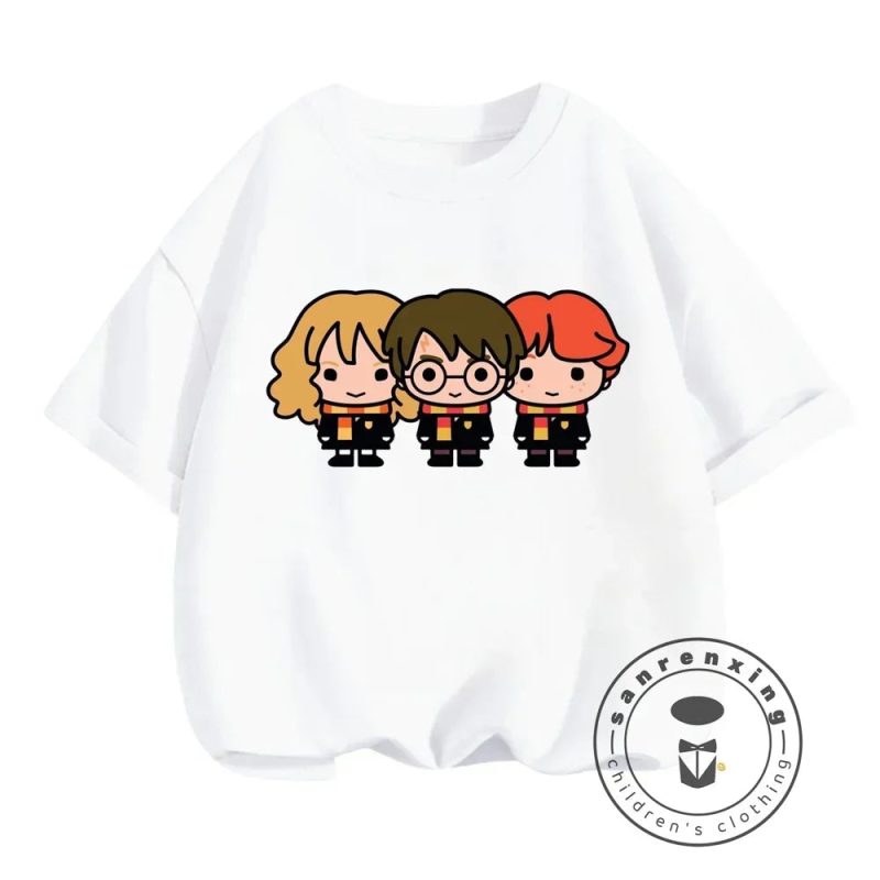 Kids Boys & Girls Cartoon Anime Harry Potter T-Shirt - Image 17