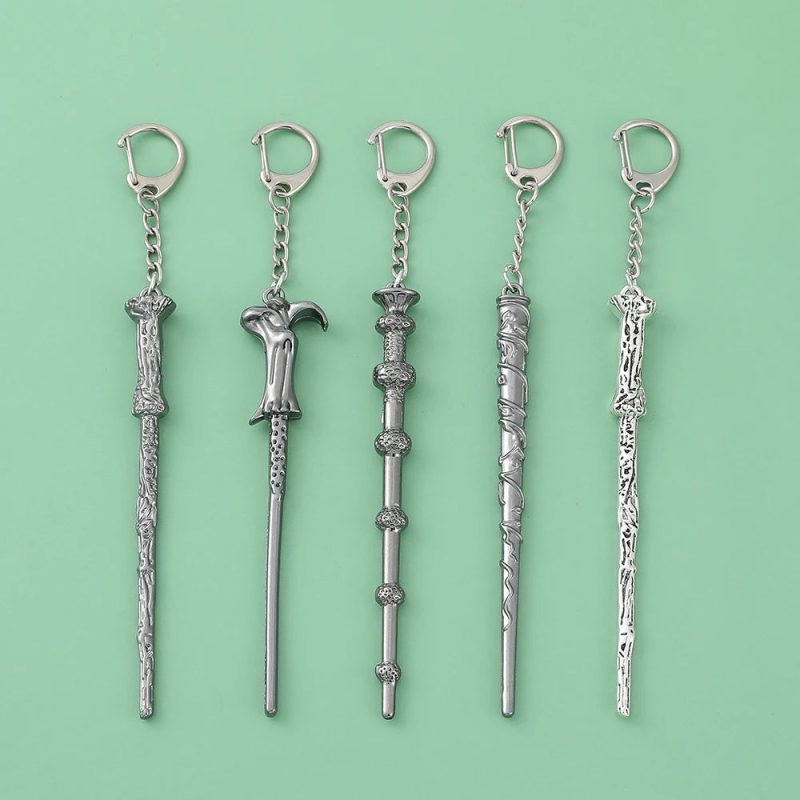 Harry Potter Magic Wand Metal Pendant Keyring - Image 6