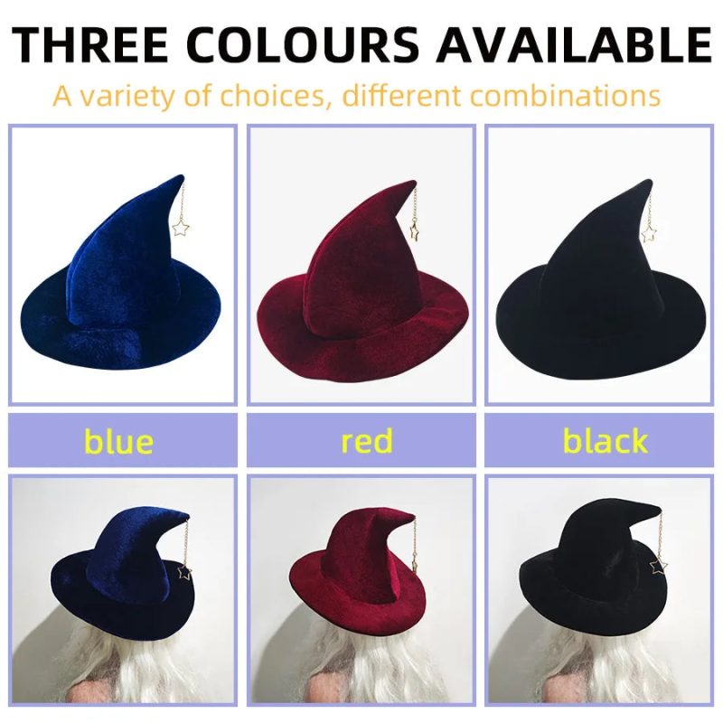 Halloween Witch & Wizard Hat - Image 2