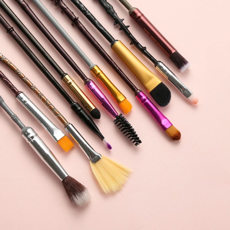 11pcs/set Harry Potter Magic Wand Makeup Brush Set - Image 5