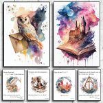 Classic Wizard Movie Quotes Canvas Poster