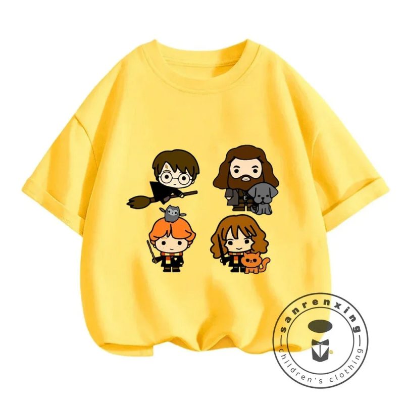 Harry Potter Kawaii Anime T-Shirt for Kids - Image 20