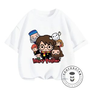 Harry Potter Kawaii Anime T-Shirt for Kids