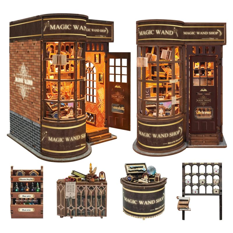 DIY Wooden Magic Wand Book Nook Kit - Image 2