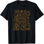 Harry Potter Deathly Hallows 2 Icon Collage Poster T‑Shir