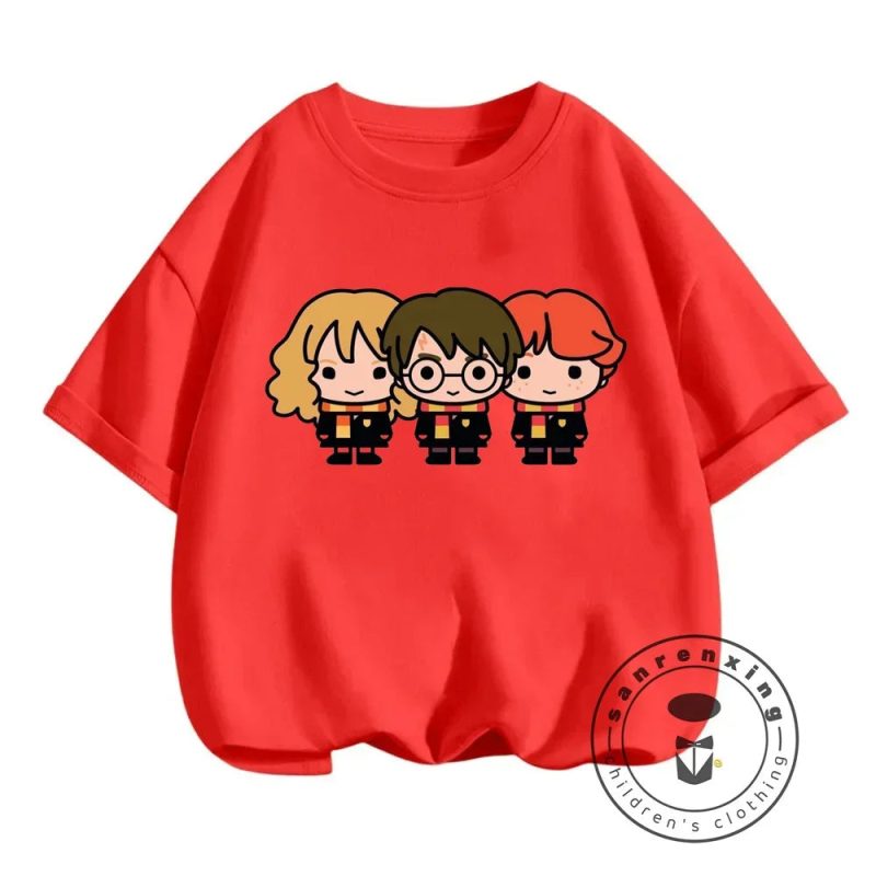 Kids Boys & Girls Cartoon Anime Harry Potter T-Shirt - Image 18