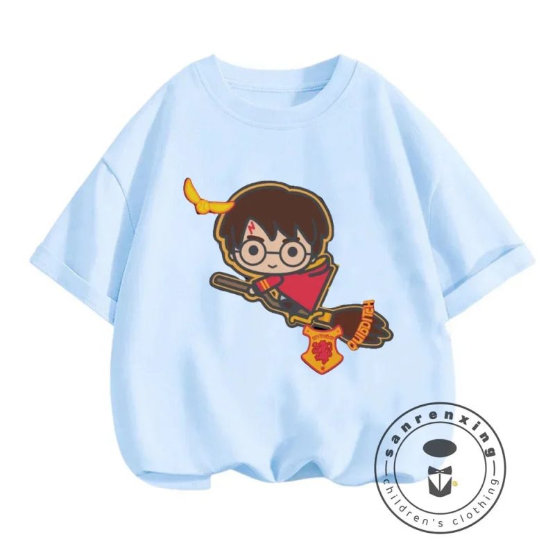 Kids Boys & Girls Cartoon Anime Harry Potter T-Shirt - Image 7