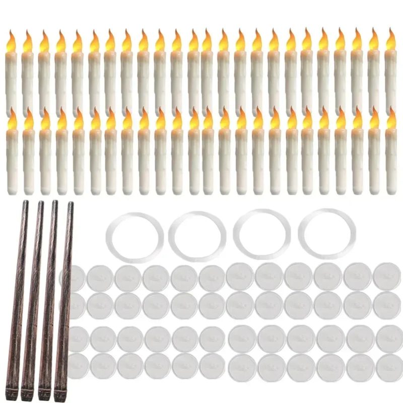 Floating LED Candles with Magic Wand Remote - Image 7
