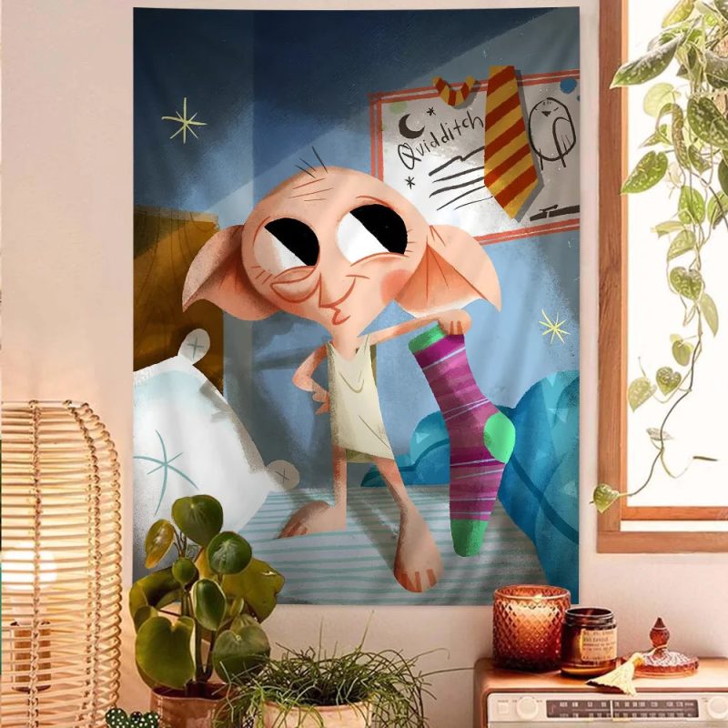 Diamond Painting Dobby & Hogwarts Tapestry - Image 12